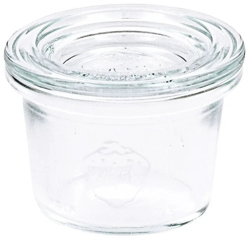Weck Sturzglas 35 ml mit Deckel RR40 / 24er Pack