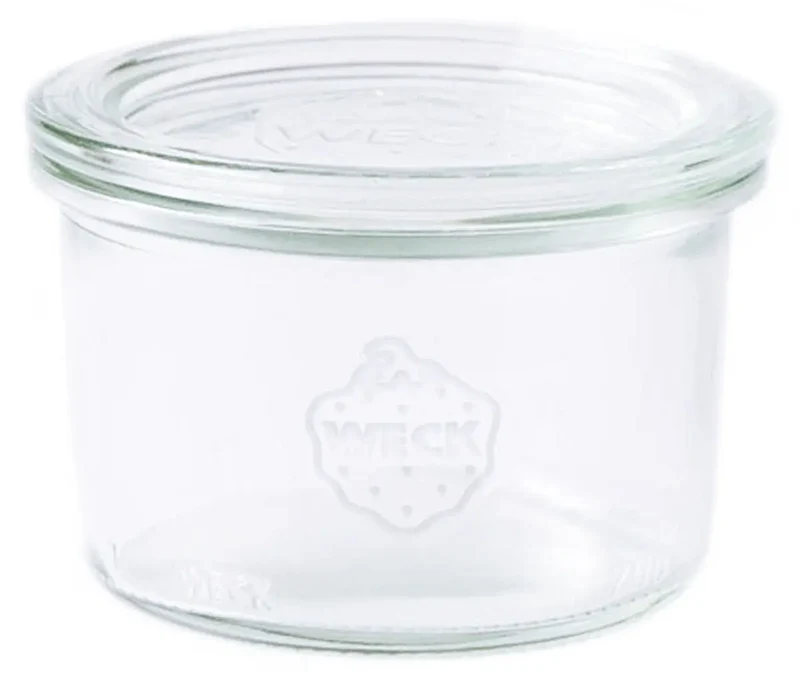 Weck Sturzglas 200 ml mit Deckel RR80 / 12er Pack