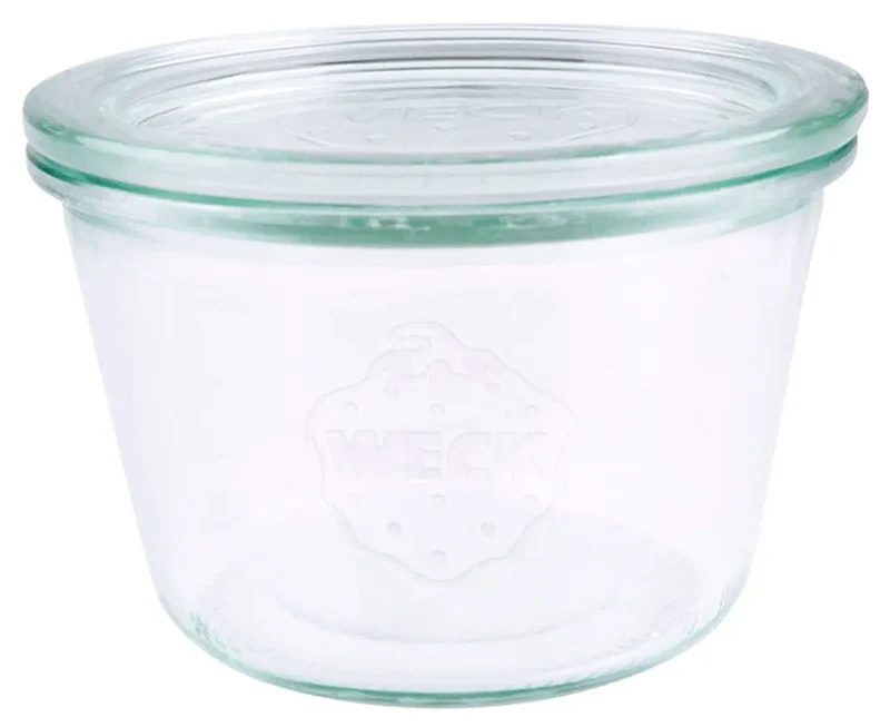 Weck Sturzglas 370 ml mit Deckel RR100 / 6er Pack