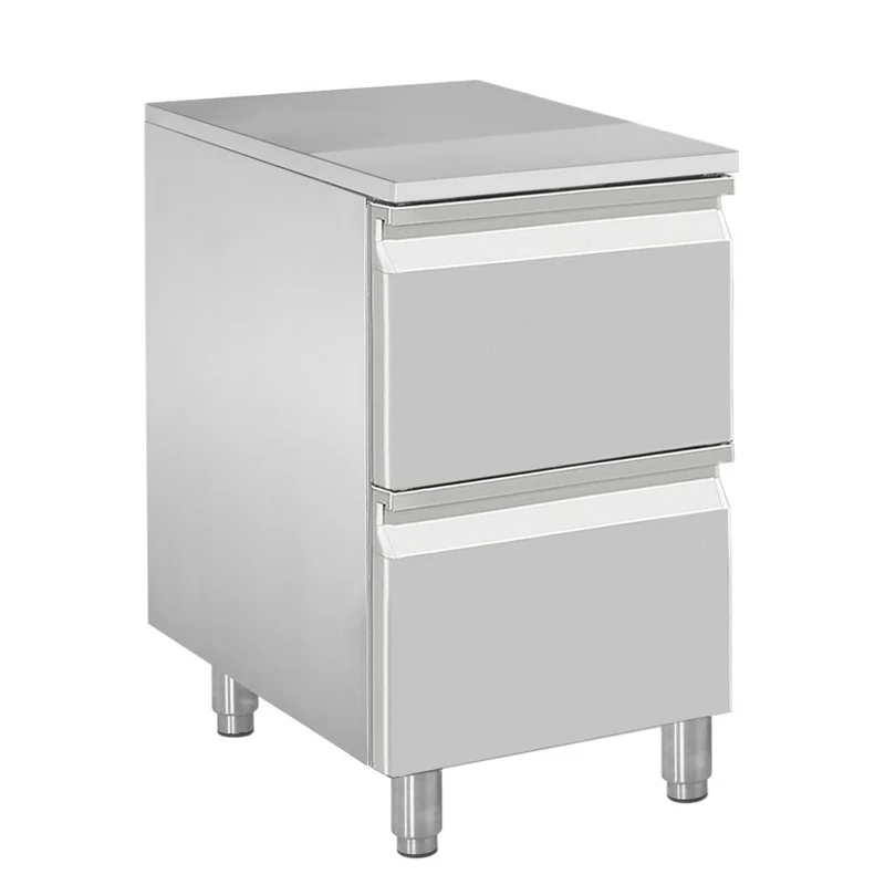 Kommode für Teig, 2 neutrale Schubladen (8x Behälter 600x400) - CATP/P9