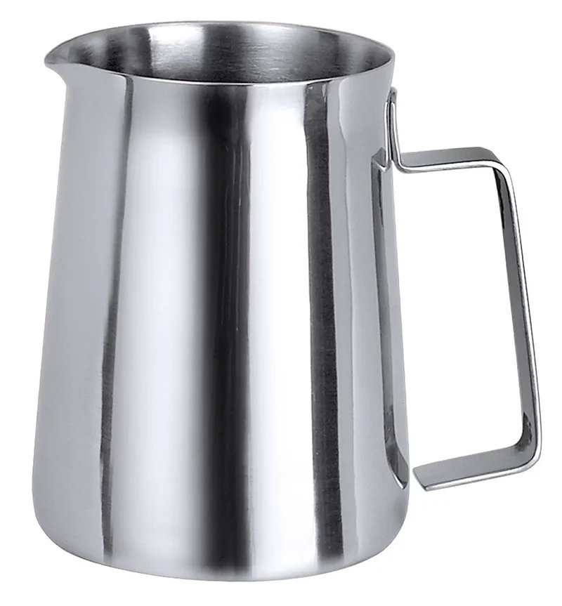 Edelstahl Milch-/Wasserkanne 0,3 bis 0,65 Liter schwere Qualität