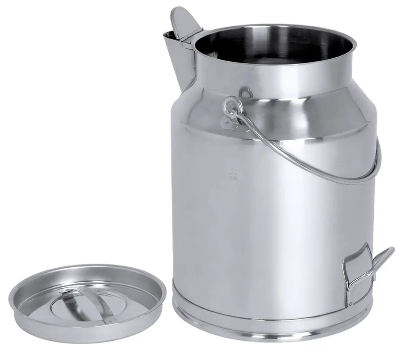 Edelstahl Transportkanne 5-20 Liter mit Ausgussschnaupe