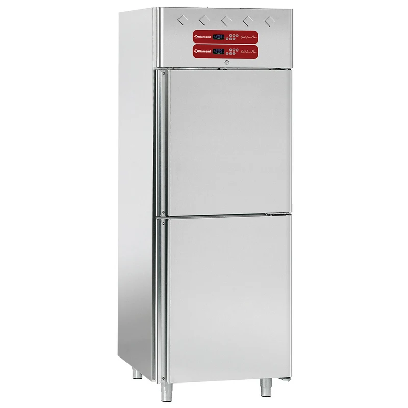 Tief-/Kühlschrank 2x 350 Liter, 2x 1/2 Türen GN 2/1 - AL1TB/H2-R2