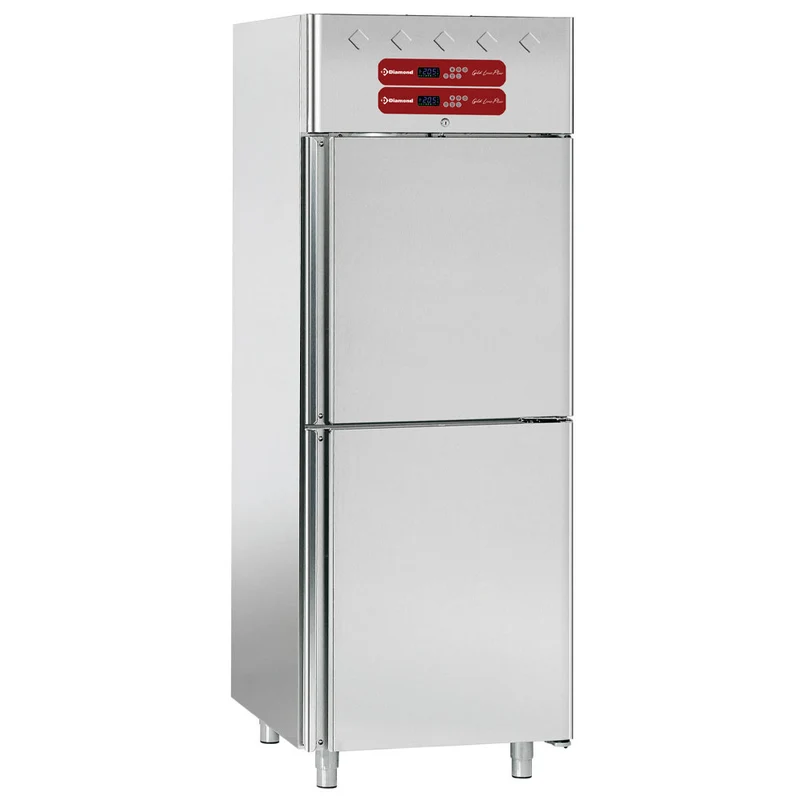Fisch- Kühlschrank 2x350 Liter, 2x 1/2 Türen GN 2/1 & 1/1 - AF2T/H2-R2
