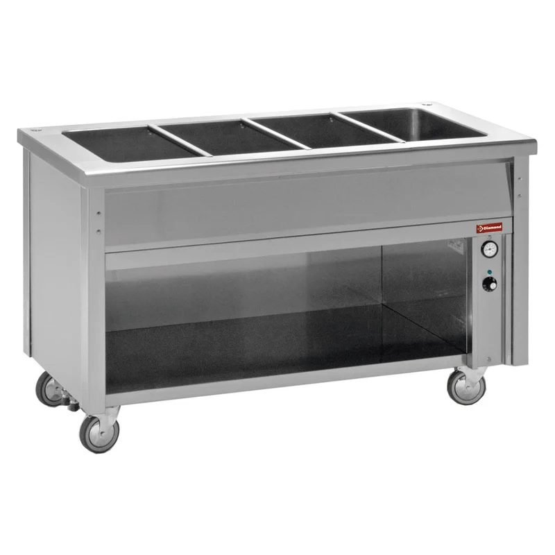 Bain-Marie Element auf offenem Unterbau 2 GN 1/1 - BT8