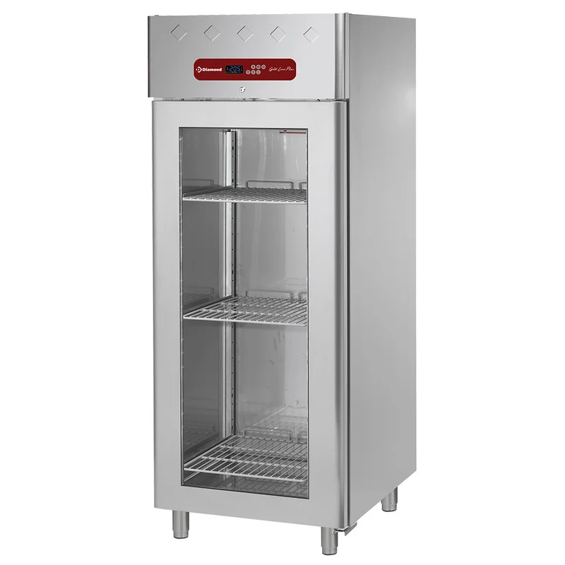 Tiefkühlschrank 700 Liter, 1 Glastür GN 2/1 - AD1B/HG-R2