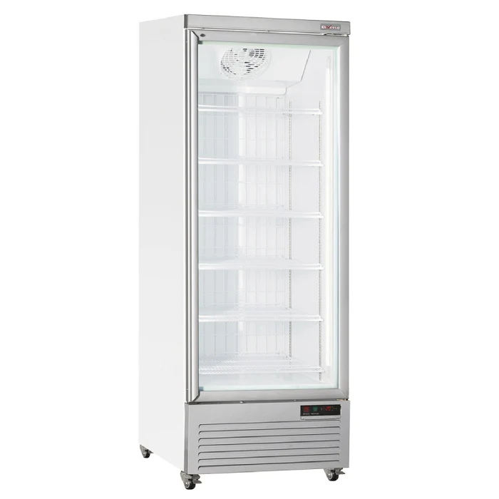 Vertikaler Gefrierschrank-Vitrine, 560 Liter - WEISS