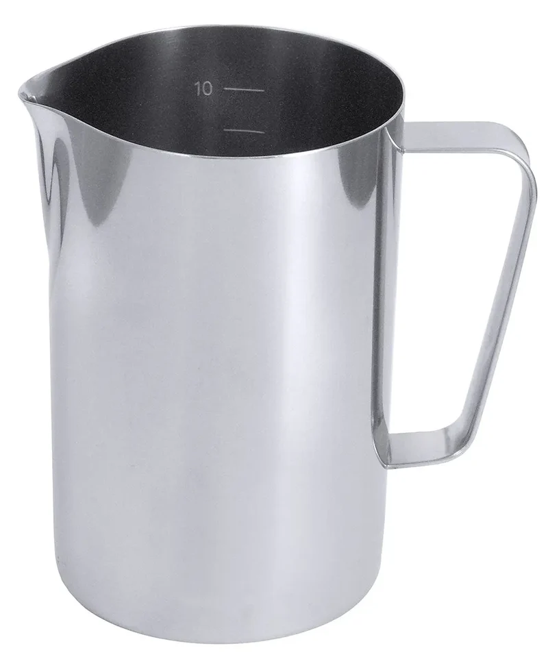 Edelstahl Messbecher zylindrisch 0,5 bis 2 Liter