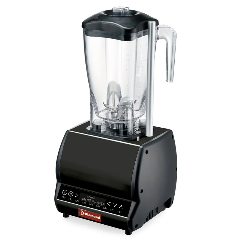 Professionelle Mixer , quadratische Glas 2 Liter, Geschwindigkeitsregler, programmierbar - BARMIX/W-DB