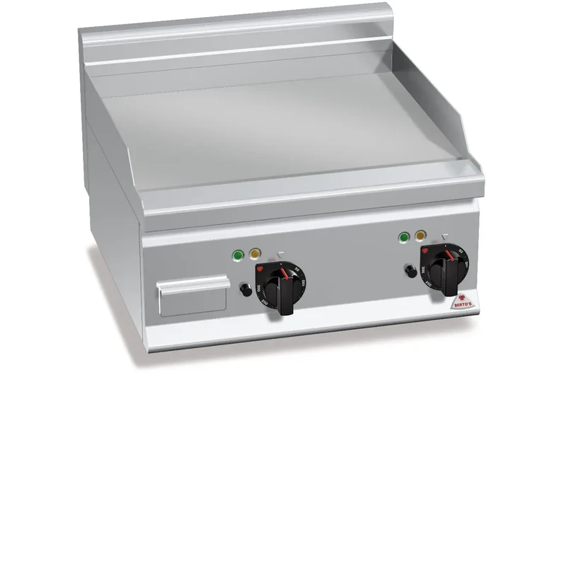 Berto's Grillplatte glatt verchromt 8 kW