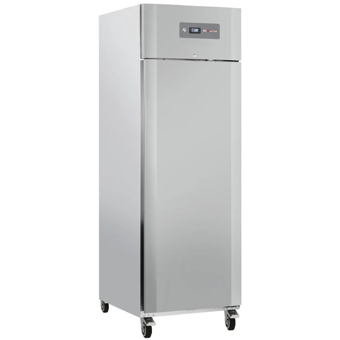 Gefrierschrank-Schrank 600 Liter 1 Tür GN 2/1, auf Rädern, 2 mit Bremsen