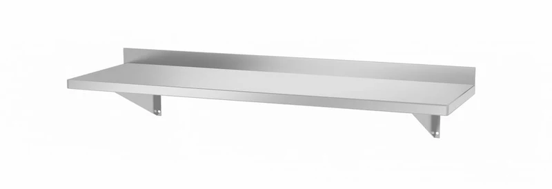 HENDI Wandablage – mit 2 Halterungen – 1000 × 300 × 250 mm