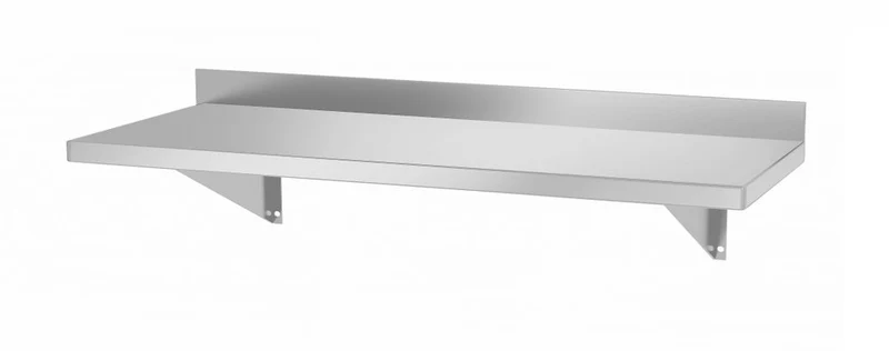 HENDI Wandablage – mit 2 Halterungen – 800 × 300 × 250 mm