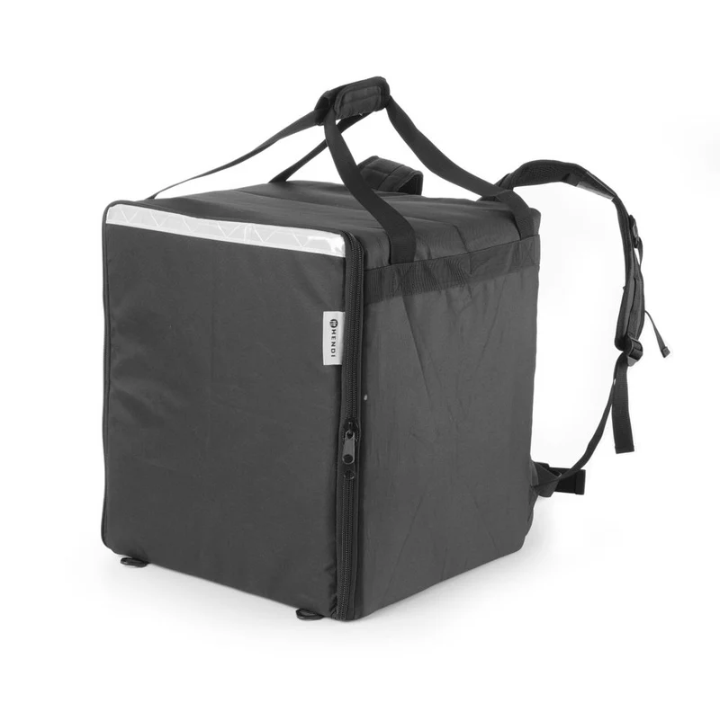 HENDI Thermo-Transportrucksack – 75,2 l – Schwarz – 410 × 410 × 480 mm