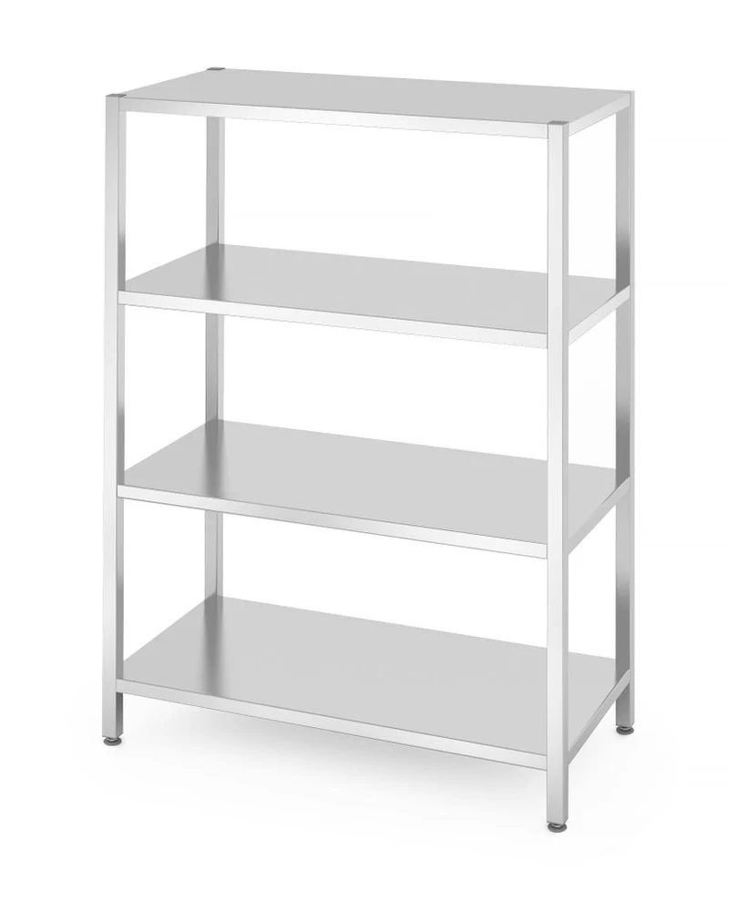 HENDI Lagerregal mit 4 Regalen – verschraubt – Kitchen Line – 1200 × 600 × 1800 mm