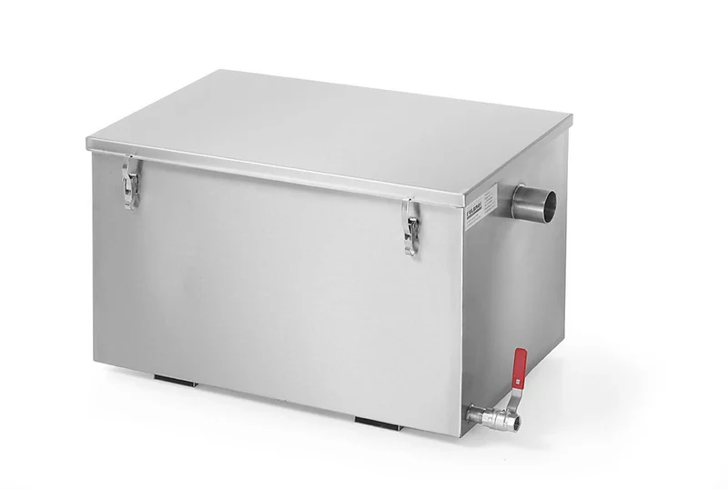 HENDI Fettabscheider – Profi Line – 600 l / h – 60 l – 728 × 416 × 398 mm