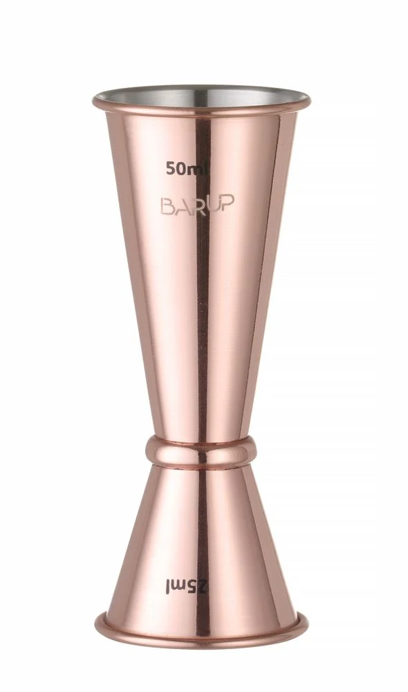 BarUp Barmaß 30 / 50 ml – Kupfer – Ø 45 × H 114 mm