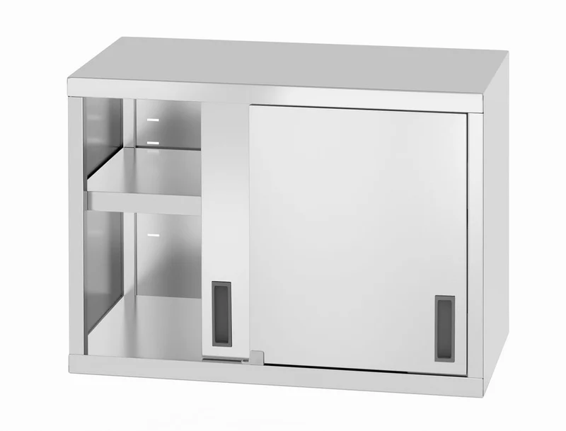 HENDI Hängeschrank – verschweißt – mit Schiebetüren – Profi Line – 800 × 400 × 600 mm