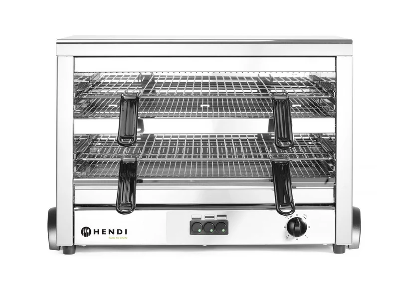 HENDI Quarz-Salamander MAXI GN 1 / 1 – 400 V / 4500 W – 682 × 528 × 455 mm
