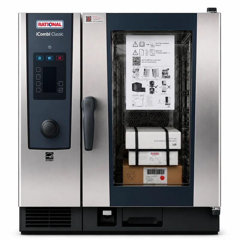 Rational Kombidämpfer iCombi Classic 10-1/1 Elektro mit Linksanschlag