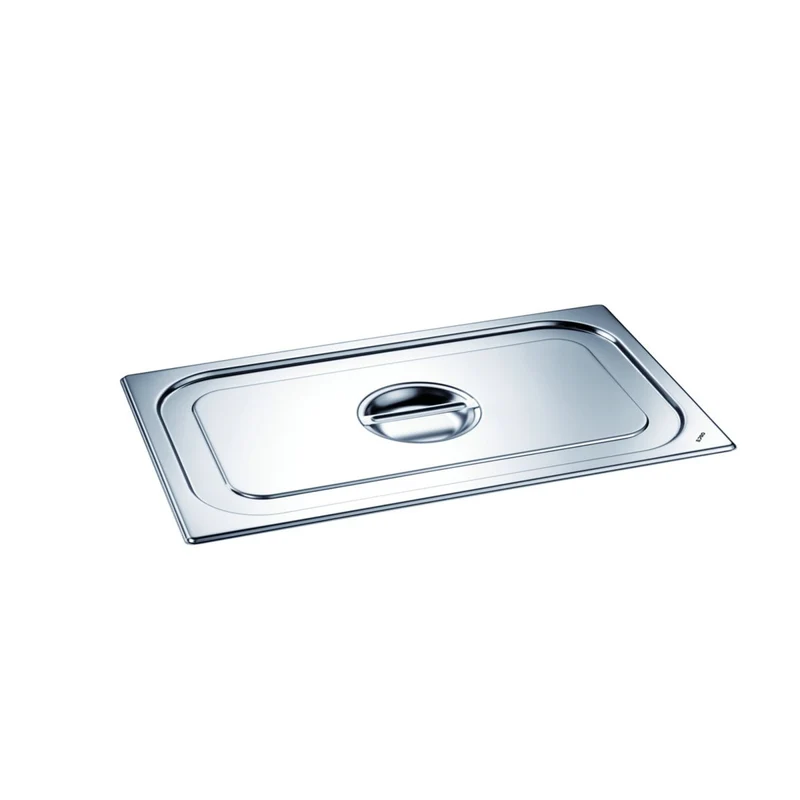 B.Pro Edelstahl Deckel mit Griffmulde für Behälter GN 1/4