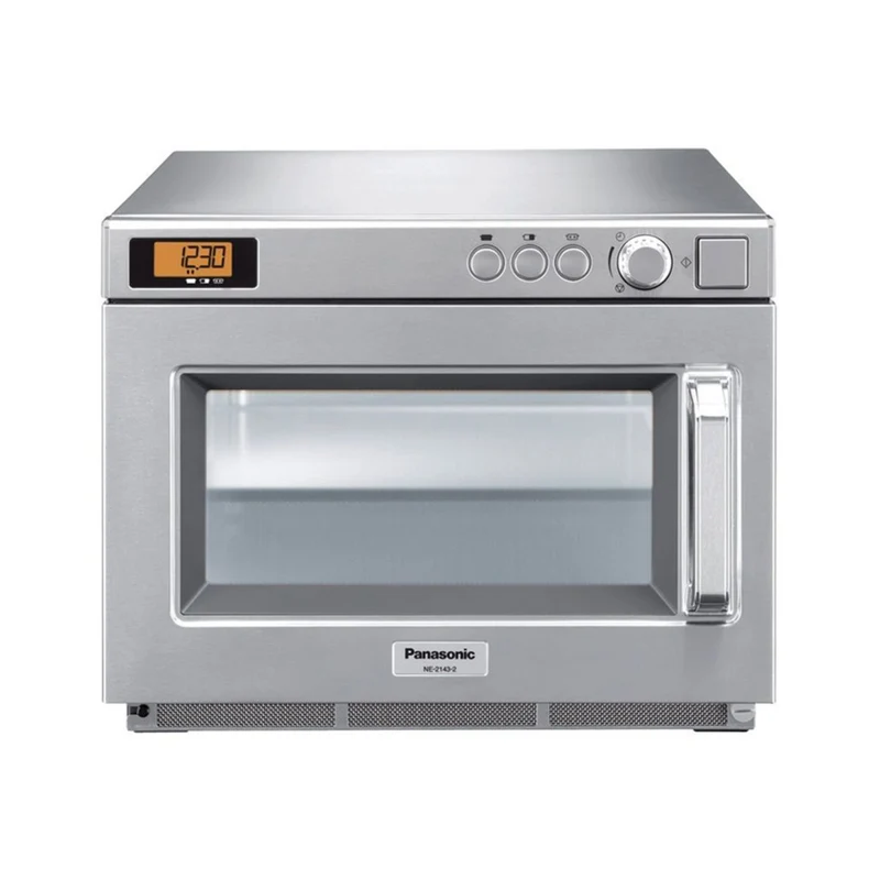 Panasonic Mikrowelle NE-2143 2100 W 18 l Drehknopf Bedienung 337x422x508mm 18L
