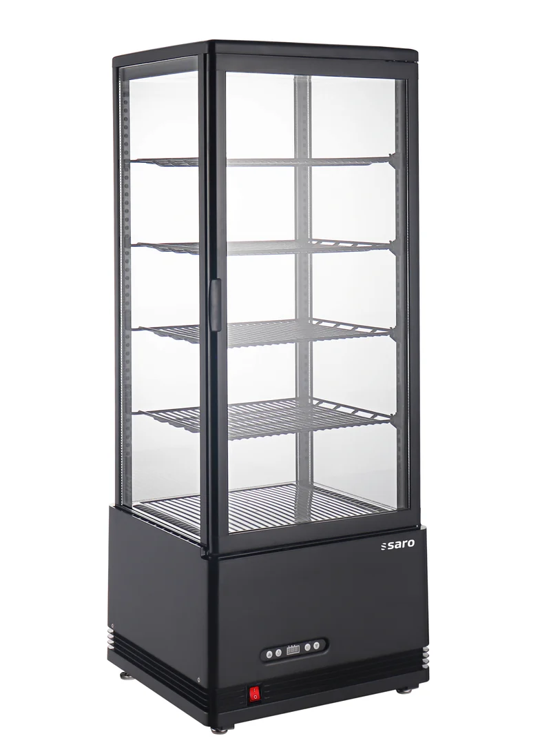 Saro Kühlvitrine SC 100 AV, schwarz