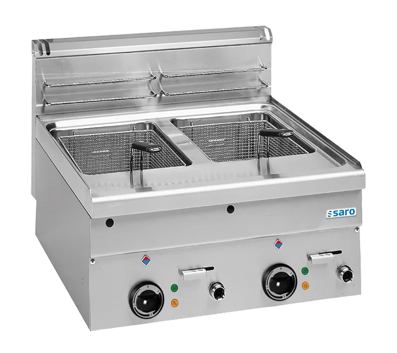 Saro Elektro-Fritteuse 10+10 L Tischmodell EF66