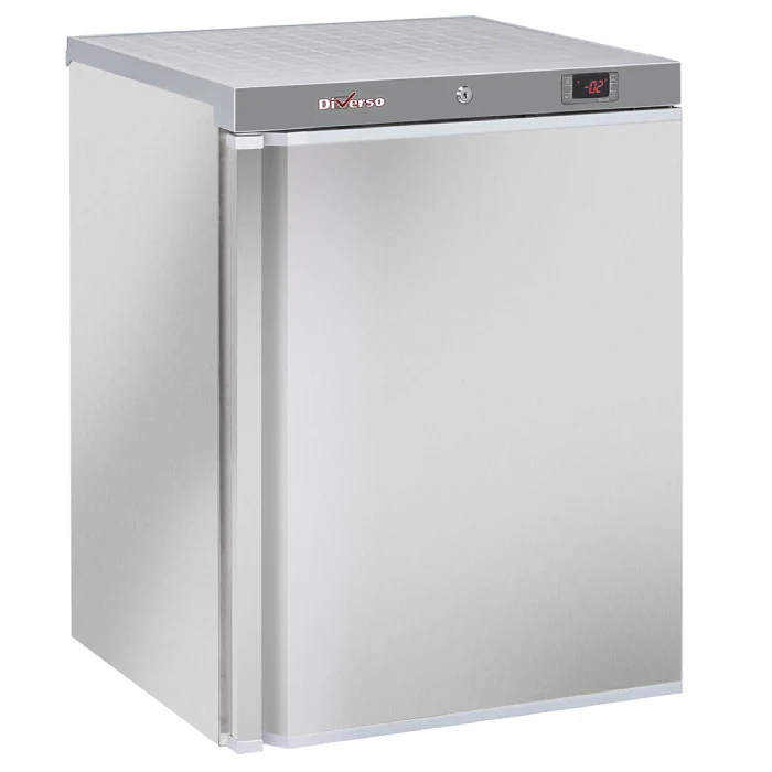 Gefrierschrank, statisch, 200 Liter. aus Edelstahl