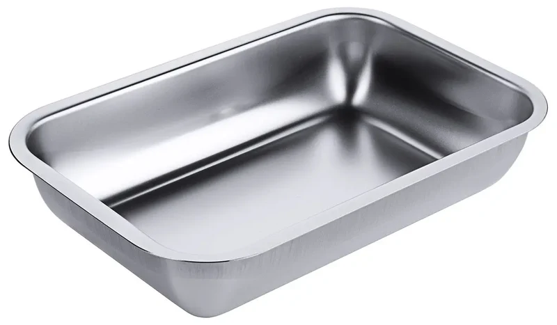 Edelstahl Schale rechteckig 24-37,5 cm