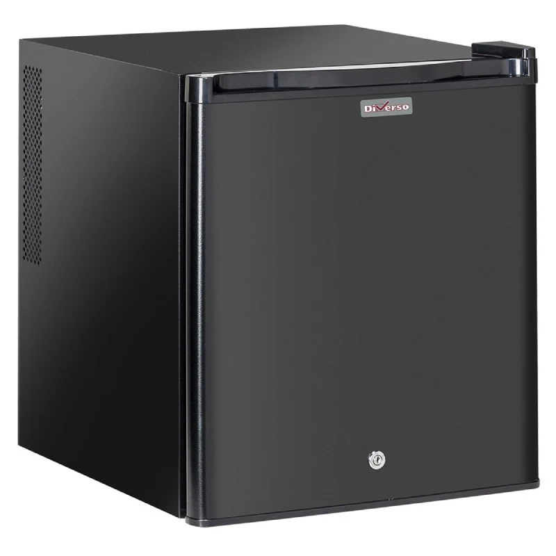 Minibar geschlossene Türfront, 48,5 Liter - SCHWARZ