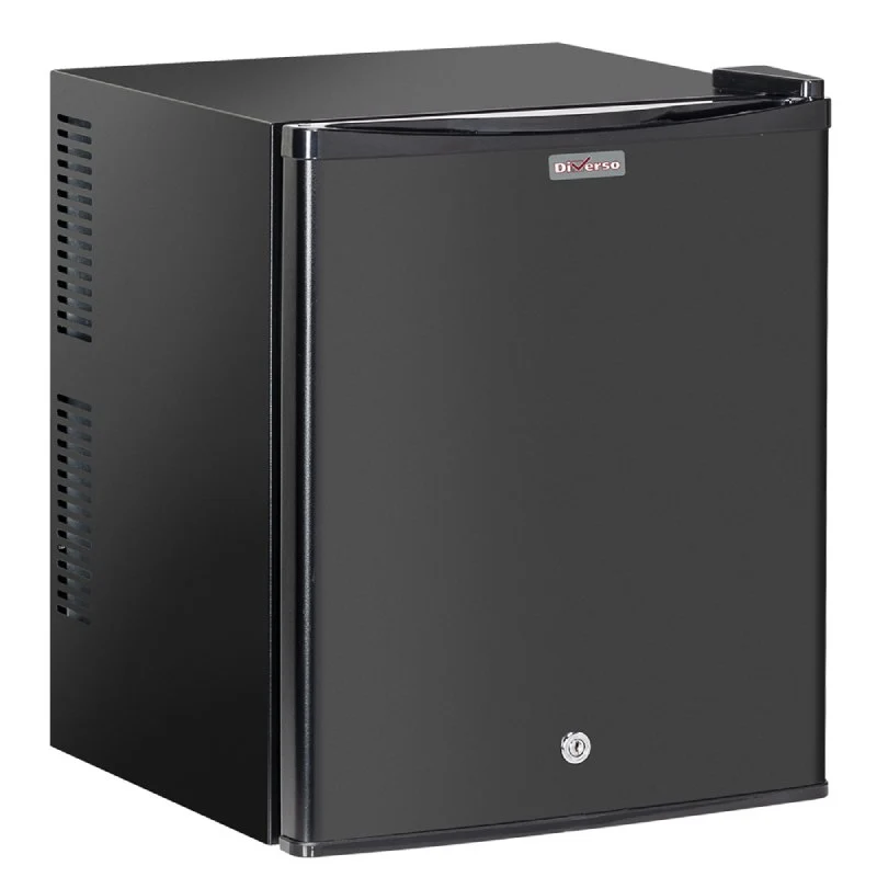 Minibar geschlossene Türfront, 40 Liter - SCHWARZ