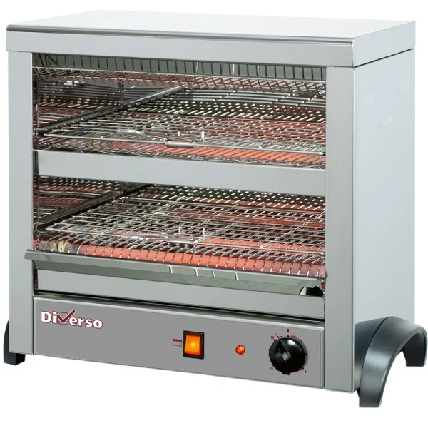 Quarzröhren Toaster mit 6 Zangen