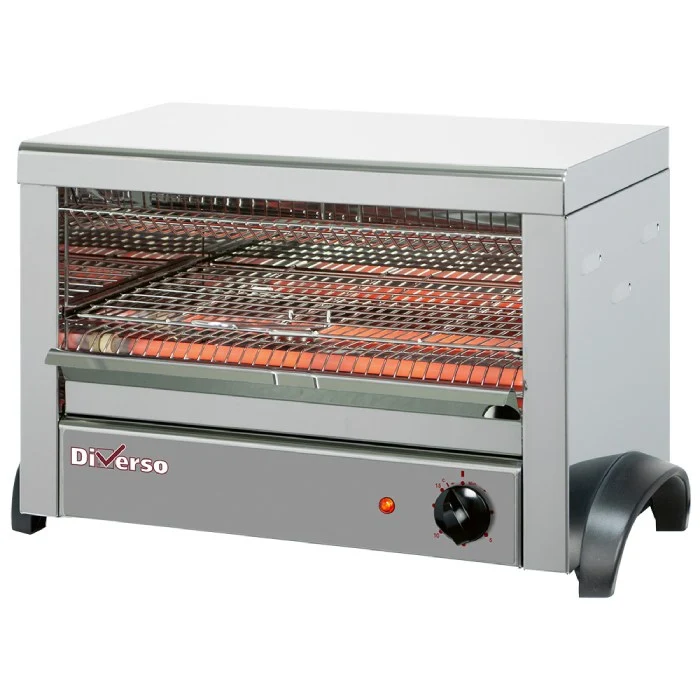 Quarzröhren Toaster mit 3 Zangen