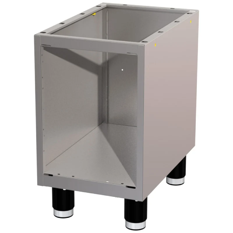 Unterbau aus Edelstahl 330 mm (ohne Türen)