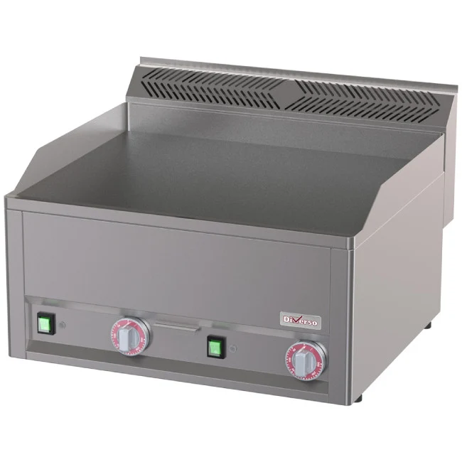 Elektro Grillplatte, doppelt, glatt -Top-