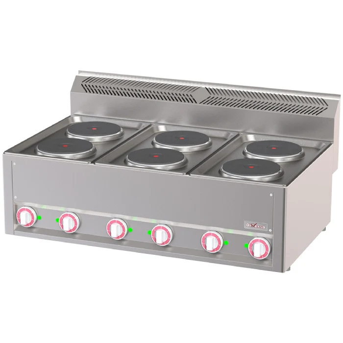 Elektroherd 6 Herdplatten, -Top-