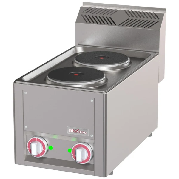 Elektroherd 2 Herdplatten, -Top-