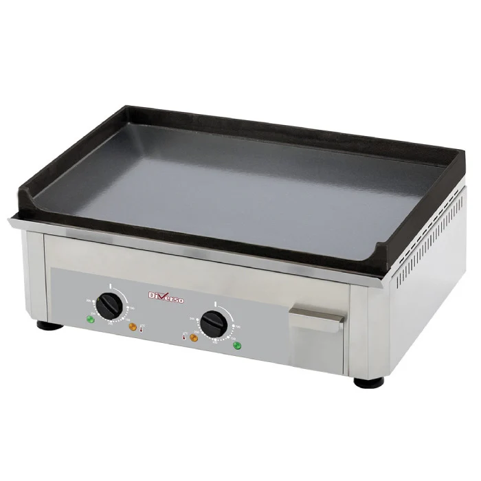 Elektro Tischgrill, doppelt, emaillierte