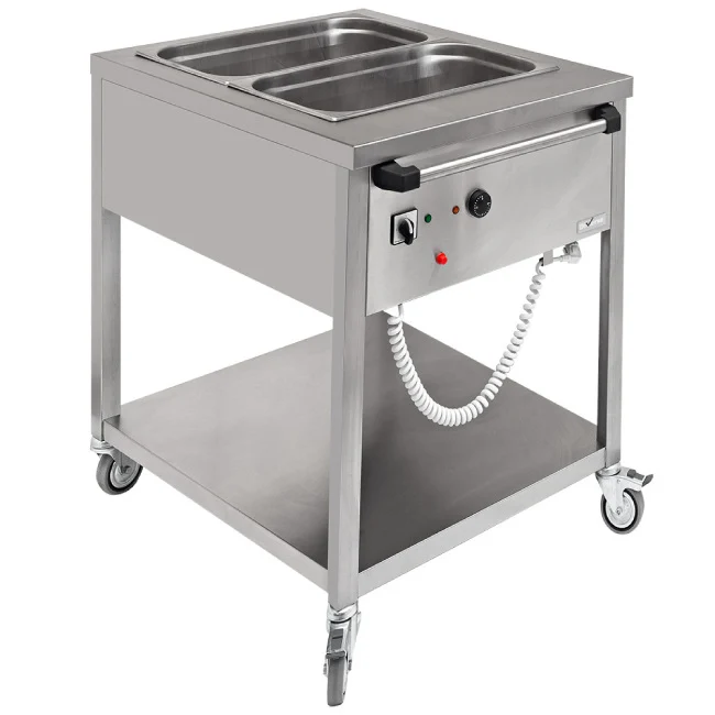 Mobiler Bain Marie 2x GN1/1
