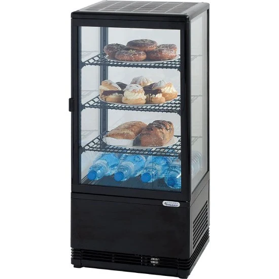 Kühlvitrine PAN4L mit Umluftkühlung, 78 Liter - KT0102078