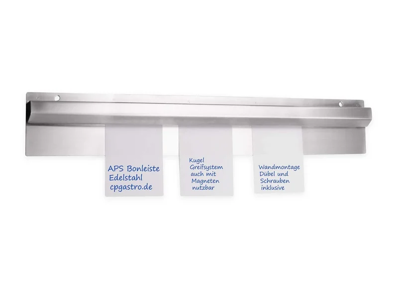 Bonleiste Edelstahl 50 cm & 60 cm