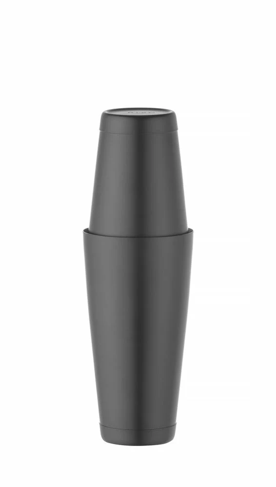 BarUp Tin-on-Tin Boston Shaker – 0,8 l – Schwarz – Ø 90 mm