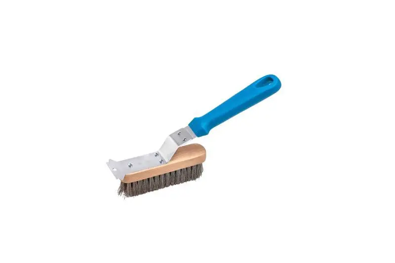 Gi Metal Grillbürste mit Edelstahlborsten und Schaber – Effiziente Reinigung für Grills und Gitter