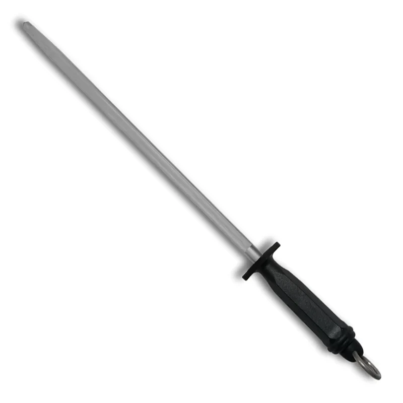 Wetzstahl 30 cm Rund Schwarz