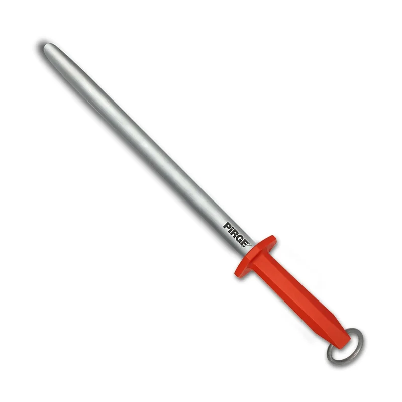 Wetzstahl 25 cm Oval Rot