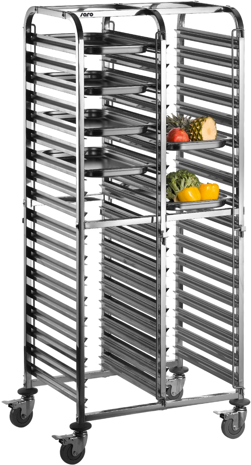 SARO Regalwagen für Backbleche 600 x 400 mm Modell LIAM DUO