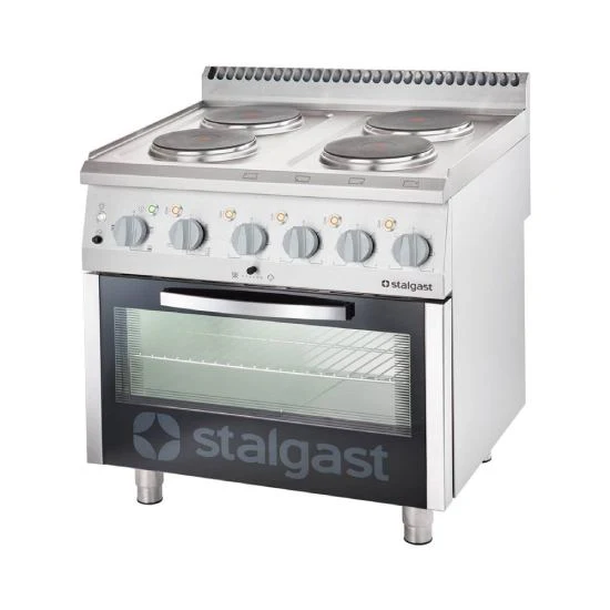 Elektro-Herd mit Backofen (GN 2/1) Serie 700 ND - 4-Platten (4x2,6)