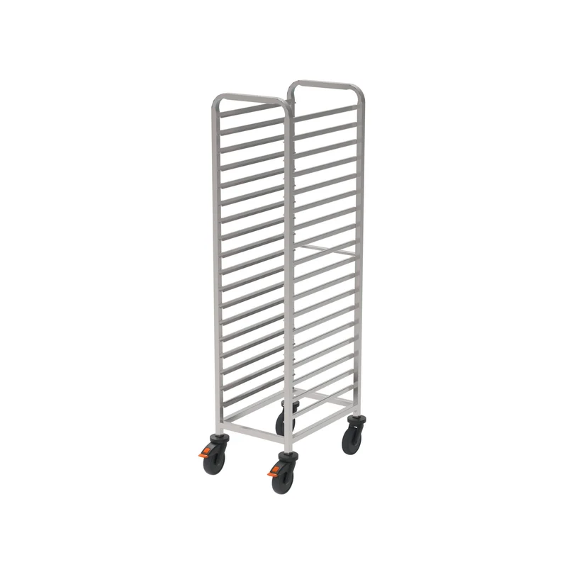 Rieber GN-Regalwagen für GN 1/1; 2/3; 1/3; 1/2; 2/8 mit Abweiserrollen
