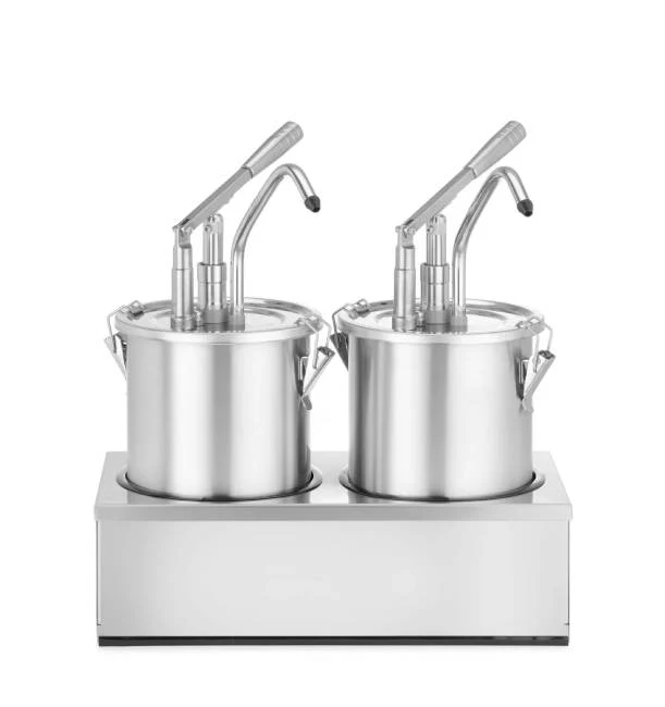 Saucenspender, Edelstahl, Zweier-Set
